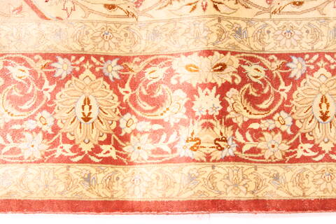 Qum Red Hand Knotted 45 X 67  Area Rug 254-30285 Image 3