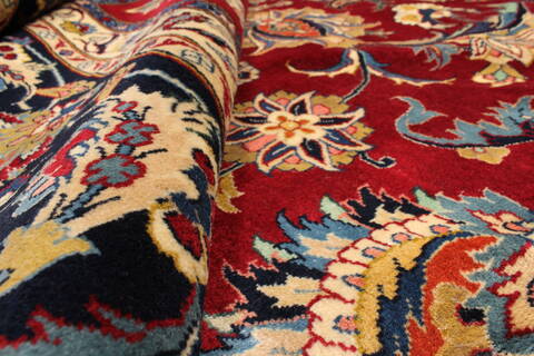Mashad Beige Hand Knotted 1110 X 168  Area Rug 250-30325 Image 11
