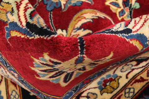Mashad Beige Hand Knotted 1110 X 168  Area Rug 250-30325 Image 1