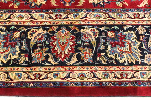 Mashad Beige Hand Knotted 1110 X 168  Area Rug 250-30325 Image 6