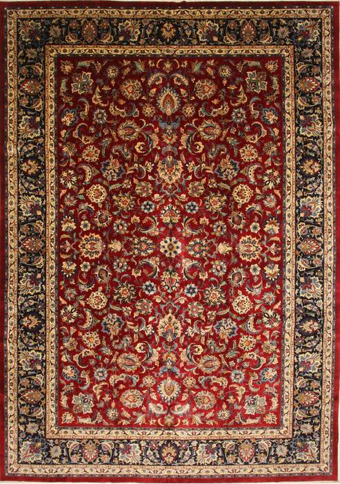 Mashad Beige Hand Knotted 1110 X 168  Area Rug 250-30325 Image 0
