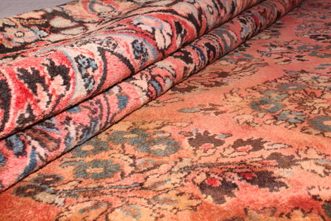 Hamedan Red Hand Knotted 810 X 126  Area Rug 400-30327 Image 5