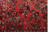 Hamedan Red Hand Knotted 810 X 126  Area Rug 400-30327 Thumb 1
