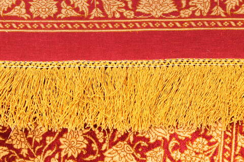 Qum Beige Hand Knotted 84 X 118  Area Rug 254-30330 Image 6
