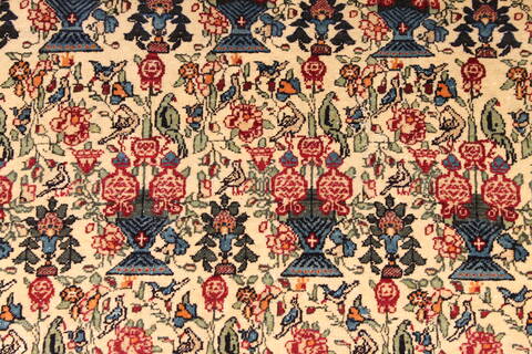 Tehran Purple Hand Knotted 88 X 120  Area Rug 254-30347 Image 2