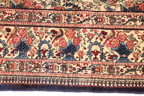 Tehran Purple Hand Knotted 88 X 120  Area Rug 254-30347 Image 3