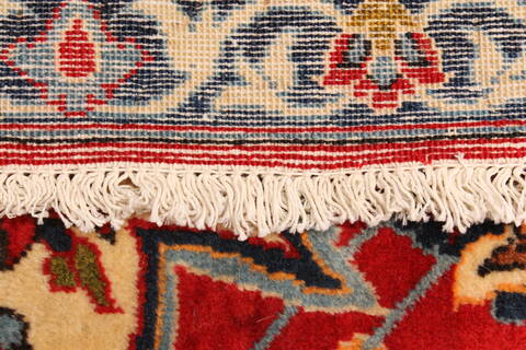 Najaf-abad Red Hand Knotted 102 X 150  Area Rug 250-30371 Image 12