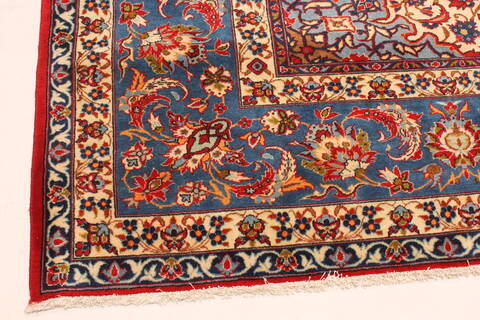 Najaf-abad Red Hand Knotted 102 X 150  Area Rug 250-30371 Image 7