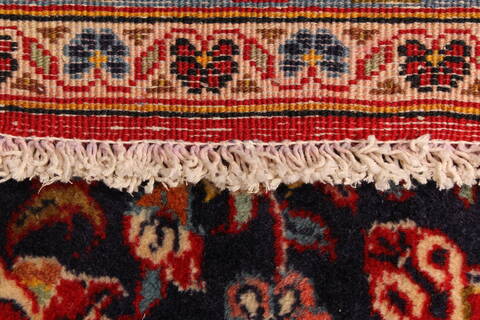 Kashan Red Hand Knotted 116 X 149  Area Rug 250-30376 Image 11