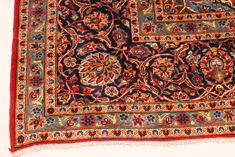 Kashan Red Hand Knotted 116 X 149  Area Rug 250-30376 Image 6