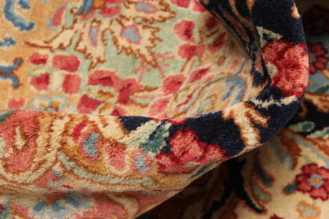 Kerman Red Hand Knotted 112 X 168  Area Rug 250-30391 Image 5