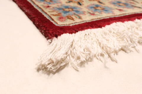 Kerman Red Hand Knotted 112 X 168  Area Rug 250-30391 Image 9