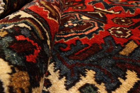 Bakhtiar Beige Hand Knotted 120 X 151  Area Rug 250-30396 Image 8