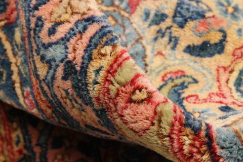 Kerman Red Hand Knotted 129 X 1510  Area Rug 250-30397 Image 10