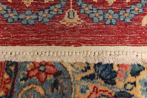 Kerman Red Hand Knotted 129 X 1510  Area Rug 250-30397 Image 4
