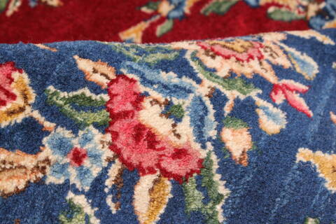 Kerman Red Hand Knotted 115 X 169  Area Rug 250-30400 Image 12