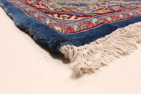 Kerman Red Hand Knotted 115 X 169  Area Rug 250-30400 Image 6