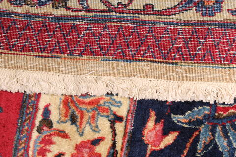 Mashad Red Hand Knotted 124 X 1811  Area Rug 250-30404 Image 11