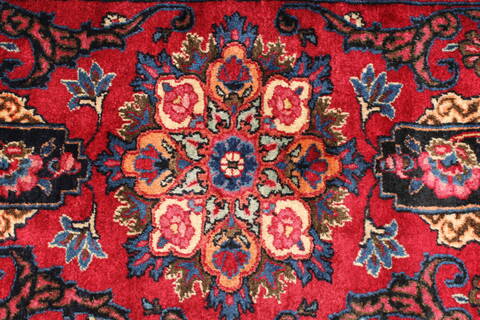 Mashad Red Hand Knotted 124 X 1811  Area Rug 250-30404 Image 5