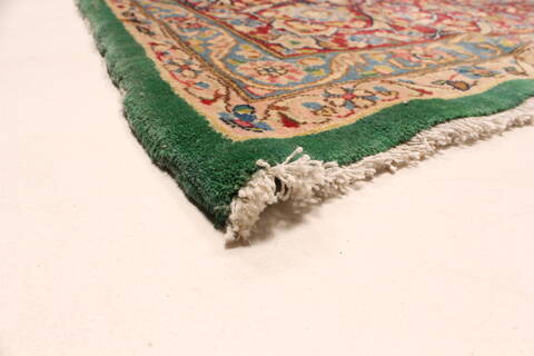 Kerman Red Hand Knotted 110 X 166  Area Rug 250-30406 Image 11