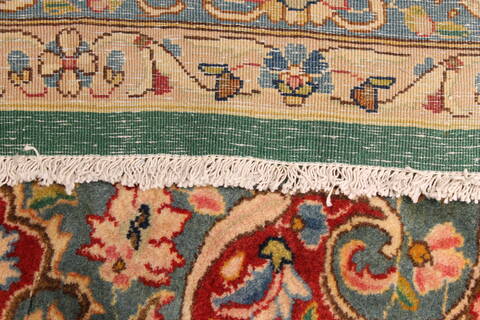 Kerman Red Hand Knotted 110 X 166  Area Rug 250-30406 Image 12