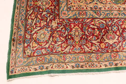 Kerman Red Hand Knotted 110 X 166  Area Rug 250-30406 Image 6