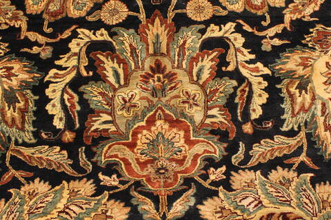 Agra Beige Hand Knotted 102 X 1310  Area Rug 250-30411 Image 10
