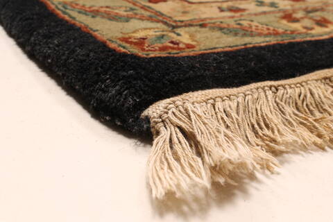 Agra Beige Hand Knotted 102 X 1310  Area Rug 250-30411 Image 11