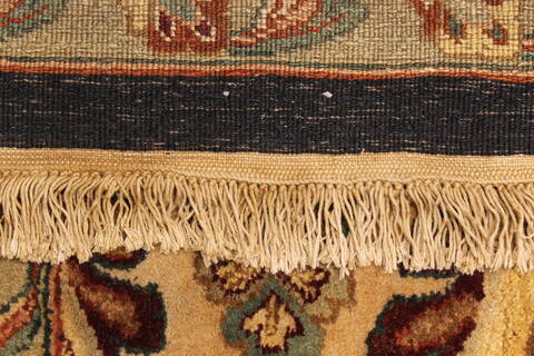 Agra Beige Hand Knotted 102 X 1310  Area Rug 250-30411 Image 12