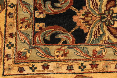 Agra Beige Hand Knotted 102 X 1310  Area Rug 250-30411 Image 9