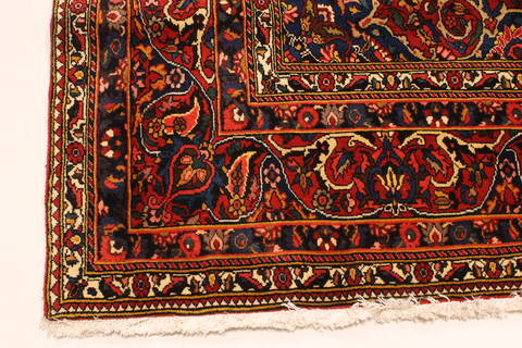 Bakhtiar Beige Hand Knotted 100 X 140  Area Rug 250-30412 Image 13