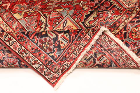 Heriz Red Hand Knotted 112 X 149  Area Rug 250-30413 Image 5