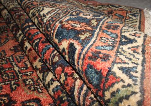 Hamedan Red Hand Knotted 1011 X 162  Area Rug 400-30415 Image 10