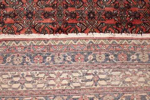 Hamedan Red Hand Knotted 1011 X 162  Area Rug 400-30415 Image 12