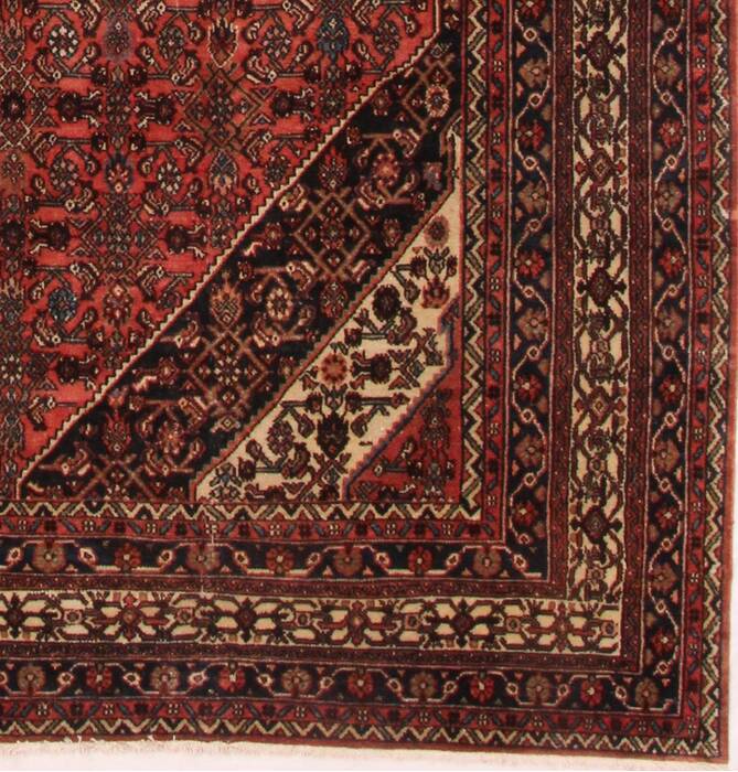 Hamedan Red Hand Knotted 1011 X 162  Area Rug 400-30415 Image 4