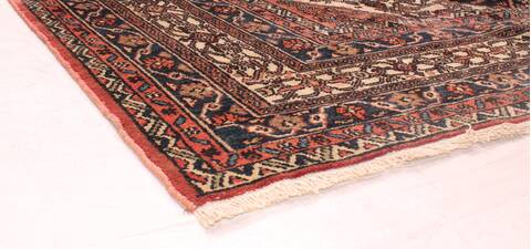 Hamedan Red Hand Knotted 1011 X 162  Area Rug 400-30415 Image 9