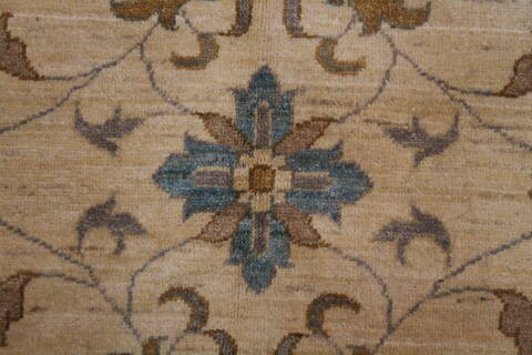Pishavar Beige Machine Made 84 X 115  Area Rug 400-30417 Image 10
