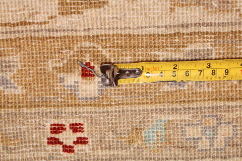 Pishavar Beige Machine Made 84 X 115  Area Rug 400-30417 Image 13