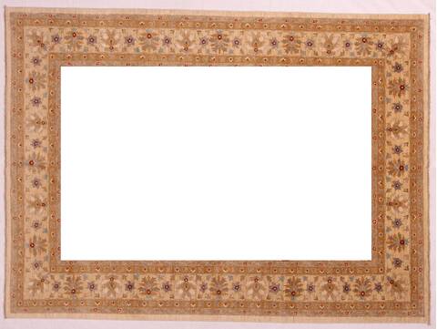 Pishavar Beige Machine Made 84 X 115  Area Rug 400-30417 Image 15