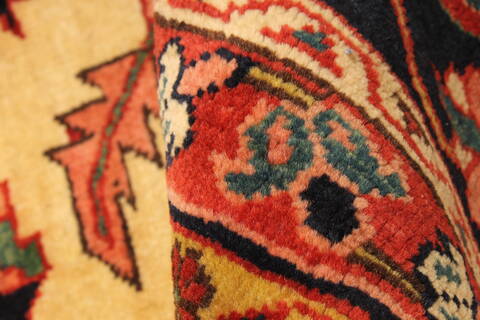Heriz Red Hand Knotted 116 X 166  Area Rug 250-30420 Image 14
