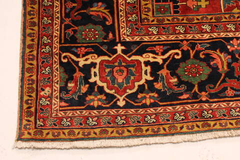 Heriz Red Hand Knotted 116 X 166  Area Rug 250-30420 Image 2