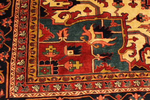 Heriz Red Hand Knotted 116 X 166  Area Rug 250-30420 Image 5