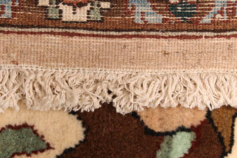 Karajeh Blue Hand Knotted 115 X 160  Area Rug 250-30424 Image 11