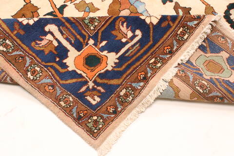 Karajeh Blue Hand Knotted 115 X 160  Area Rug 250-30424 Image 13