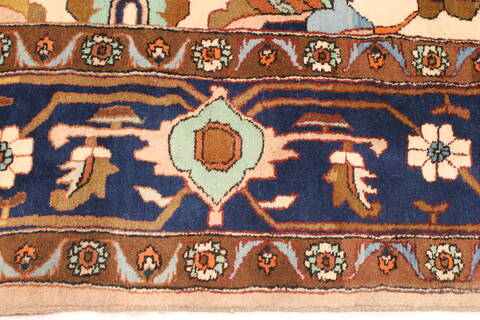 Karajeh Blue Hand Knotted 115 X 160  Area Rug 250-30424 Image 8