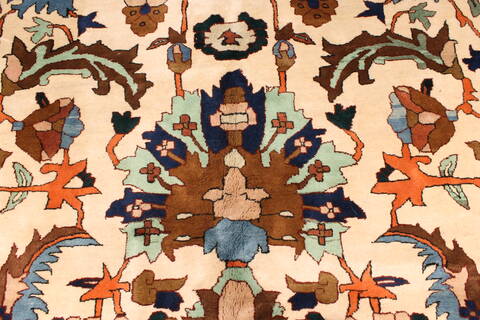 Karajeh Blue Hand Knotted 115 X 160  Area Rug 250-30424 Image 9
