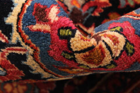 Mashad Red Hand Knotted 101 X 163  Area Rug 250-30426 Image 10