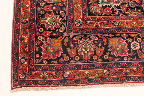 Mashad Red Hand Knotted 101 X 163  Area Rug 250-30426 Image 13