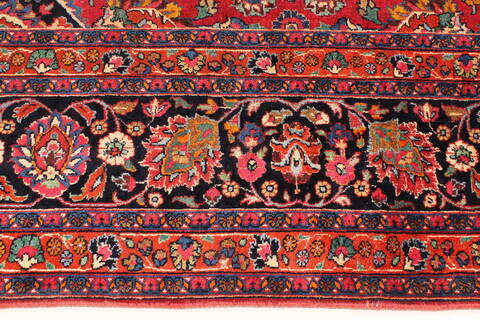 Mashad Red Hand Knotted 101 X 163  Area Rug 250-30426 Image 2