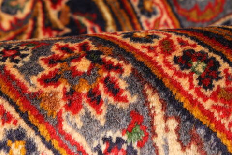 Mashad Red Hand Knotted 111 X 160  Area Rug 250-30428 Image 5